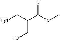 Propanoic acid, 3-amino-2-(hydroxymethyl)-, methyl ester Structure