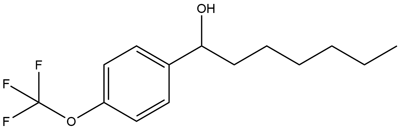 α-Hexyl-4-(trifluoromethoxy)benzenemethanol Structure