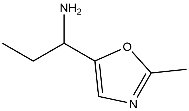 1-(2-methyl-1,3-oxazol-5-yl)propan-1-amine Structure