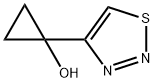 Cyclopropanol, 1-(1,2,3-thiadiazol-4-yl)- Structure