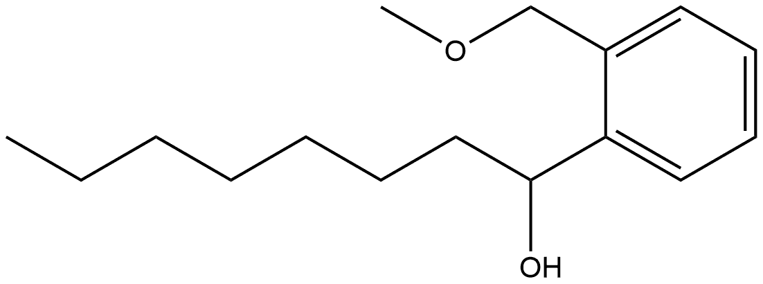 α-Heptyl-2-(methoxymethyl)benzenemethanol Structure