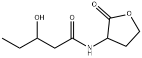 3-Hydroxy-pentanoyl-DL-homoserine lactone Structure