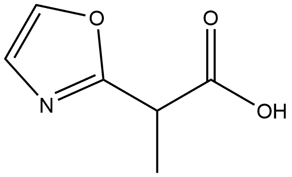 2-(1,3-oxazol-2-yl)propanoic acid Structure