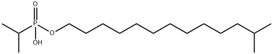 Phosphonic acid, (1-methylethyl)-, mono(12-methyltridecyl) ester (9CI) Structure