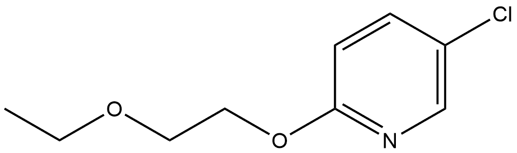 5-Chloro-2-(2-ethoxyethoxy)pyridine Structure