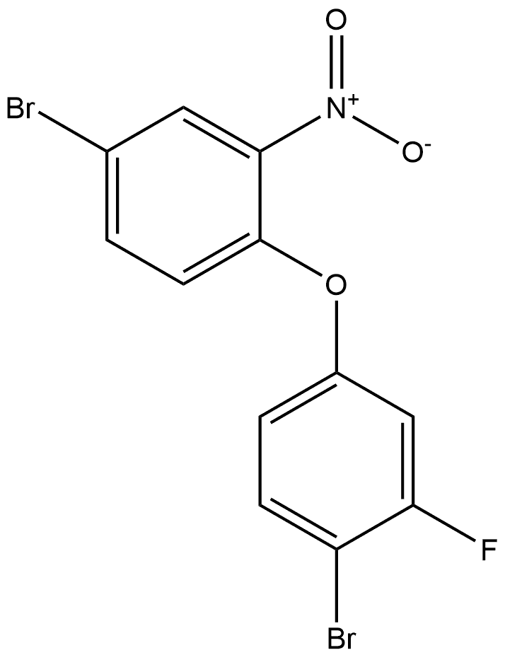 1-bromo-4-(4-bromo-2-nitrophenoxy)-2-fluorobenzene Structure