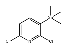Pyridine, 2,6-dichloro-3-(trimethylstannyl)- 구조식 이미지