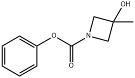 phenyl 3-hydroxy-3-methylazetidine-1-carboxylate 구조식 이미지
