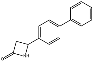 2-Azetidinone, 4-[1,1'-biphenyl]-4-yl- Structure