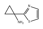 Cyclopropanamine, 1-(2-thiazolyl)- Structure