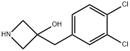 3-Azetidinol, 3-[(3,4-dichlorophenyl)methyl]- Structure