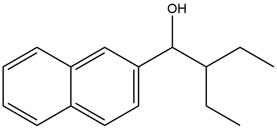 α-(1-Ethylpropyl)-2-naphthalenemethanol Structure