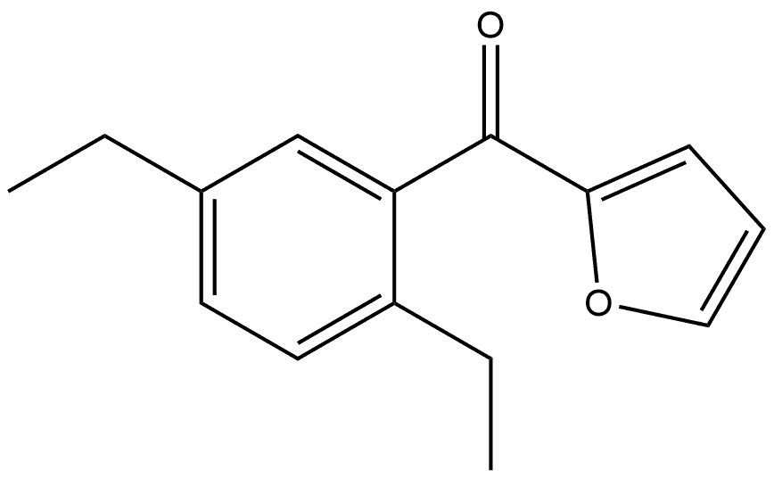 (2,5-Diethylphenyl)-2-furanylmethanone Structure