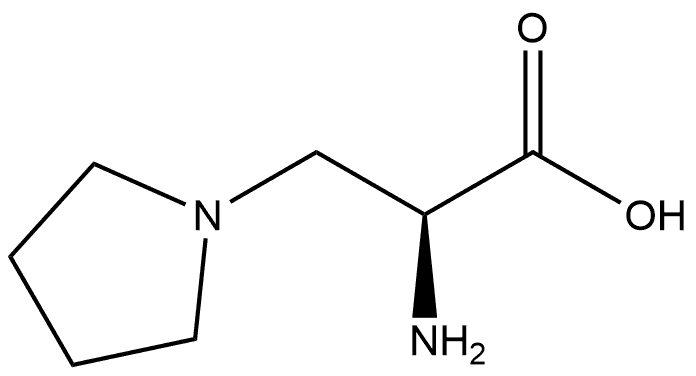 1-Pyrrolidinepropanoic acid, α-amino-, (S)- (9CI) Structure