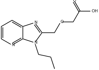 Acetic acid, 2-[(3-propyl-3H-imidazo[4,5-b]pyridin-2-yl)methoxy]- Structure