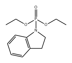 Phosphonic acid, P-(2,3-dihydro-1H-indol-1-yl)-, diethyl ester Structure