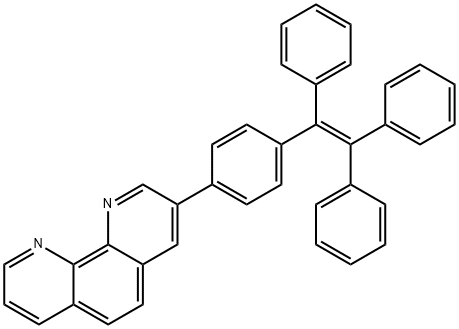 1,10-Phenanthroline, 3-[4-(1,2,2-triphenylethenyl)phenyl]- 구조식 이미지