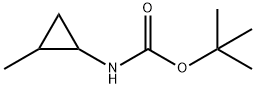 Carbamic acid, N-(2-methylcyclopropyl)-, 1,1-dimethylethyl ester Structure