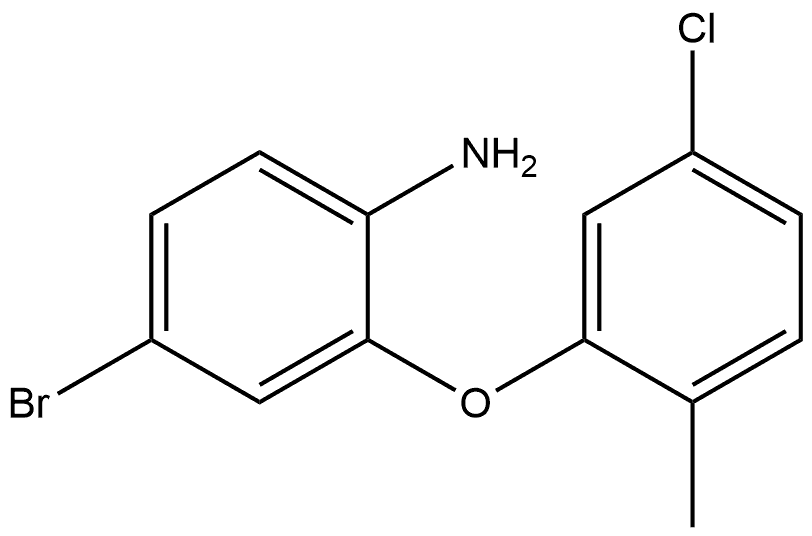 4-Bromo-2-(5-chloro-2-methylphenoxy)benzenamine Structure