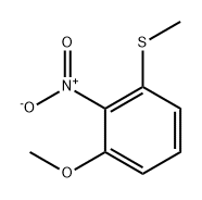 Benzene, 1-methoxy-3-(methylthio)-2-nitro- 구조식 이미지