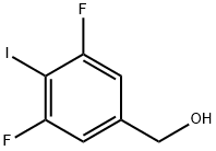 3,5-Difluoro-4-iodobnznmthanol Structure