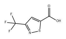 5-Isothiazolecarboxylic acid, 3-(trifluoromethyl)- 구조식 이미지