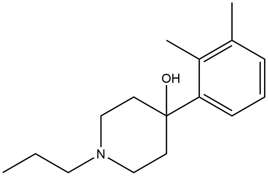 4-(2,3-Dimethylphenyl)-1-propyl-4-piperidinol Structure