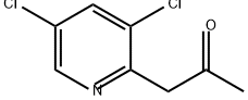 2-Propanone, 1-(3,5-dichloro-2-pyridinyl)- Structure