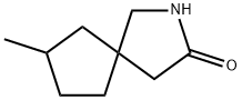 7-methyl-2-azaspiro[4.4]nonan-3-one 구조식 이미지