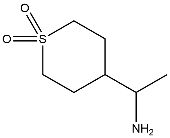 4-(1-aminoethyl)-1≈í√à-thiane-1,1-dione 구조식 이미지