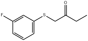 2-Butanone, 1-[(3-fluorophenyl)thio]- Structure