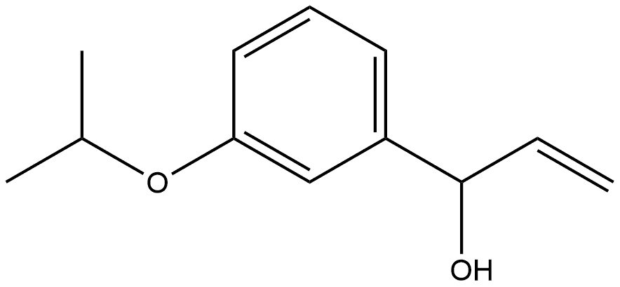 α-Ethenyl-3-(1-methylethoxy)benzenemethanol Structure