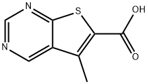 5-methylthieno[2,3-d]pyrimidine-6-carboxylic acid Structure