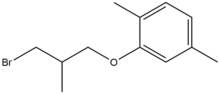 2-(3-Bromo-2-methylpropoxy)-1,4-dimethylbenzene Structure