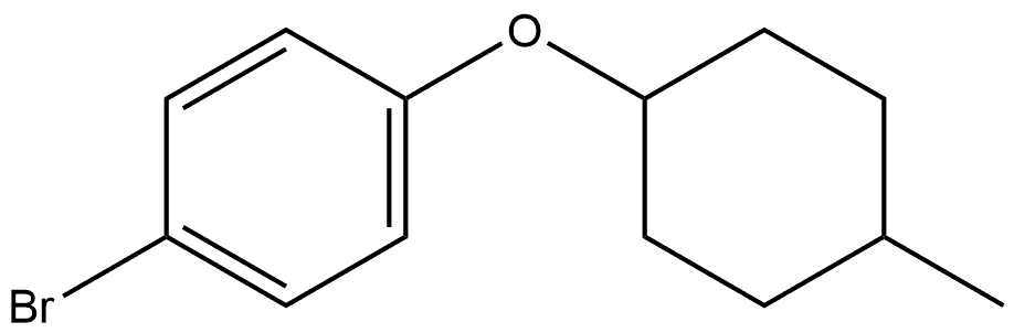 Benzene, 1-bromo-4-[(4-methylcyclohexyl)oxy]- Structure