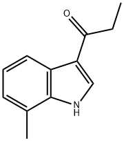 1-(7-methyl-1H-indol-3-yl)propan-1-one Structure