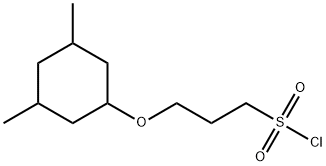 1-Propanesulfonyl chloride, 3-[(3,5-dimethylcyclohexyl)oxy]- Structure