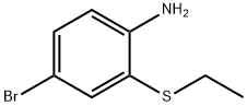 4-bromo-2-(ethylsulfanyl)aniline Structure