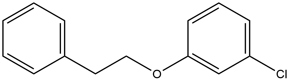 1-Chloro-3-(2-phenylethoxy)benzene Structure