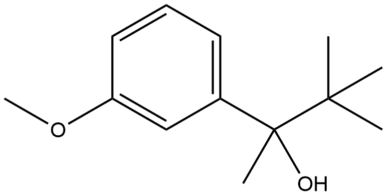 α-(1,1-Dimethylethyl)-3-methoxy-α-methylbenzenemethanol Structure