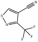 3-(Trifluoromethyl)-4-isothiazolecarbonitrile 구조식 이미지