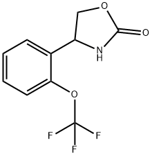 2-Oxazolidinone, 4-[2-(trifluoromethoxy)phenyl]- Structure