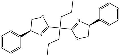 Oxazole, 2,2'-(1-propylbutylidene)bis[4,5-dihydro-4-phenyl-, (4S,4'S)- Structure
