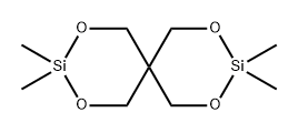 2,4,8,10-Tetraoxa-3,9-disilaspiro[5.5]undecane, 3,3,9,9-tetramethyl- Structure