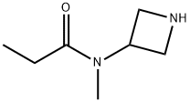 N-(azetidin-3-yl)-N-methylpropanamide Structure