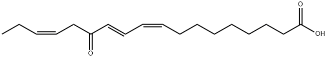 9,11,15-Octadecatrienoic acid, 13-oxo-, (9Z,11E,15Z)- Structure