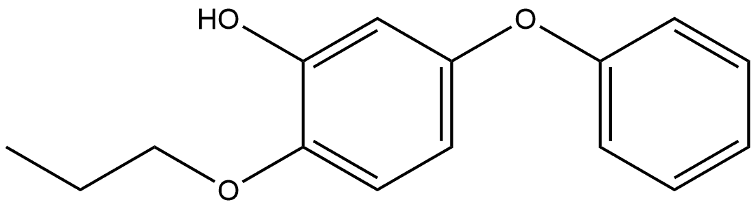 5-Phenoxy-2-propoxyphenol Structure