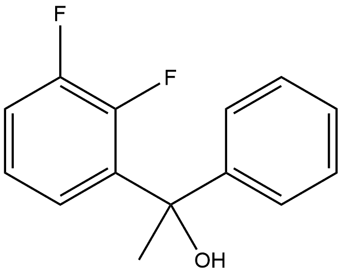 2,3-Difluoro-α-methyl-α-phenylbenzenemethanol Structure