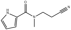 1H-Pyrrole-2-carboxamide, N-(2-cyanoethyl)-N-methyl- Structure