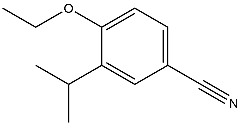 4-Ethoxy-3-(1-methylethyl)benzonitrile 구조식 이미지